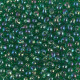 Miyuki drop beads 3,4mm Transparent green ab DP-179